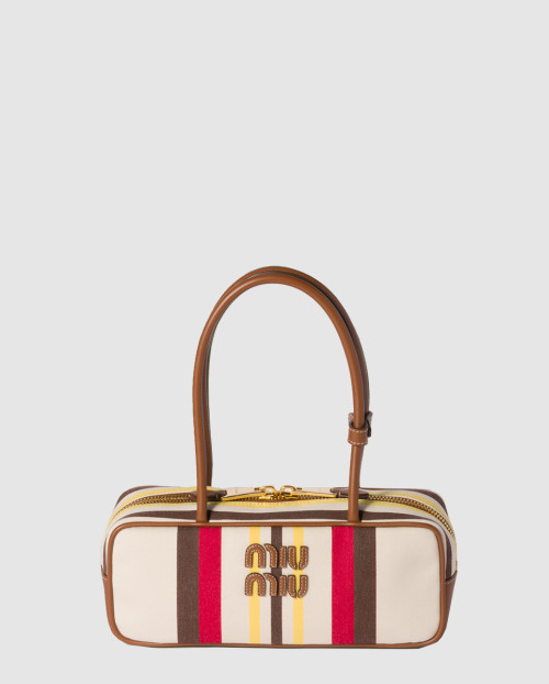 [MIUMIU-미우미우]캔버스 및 가죽보백 5BB173