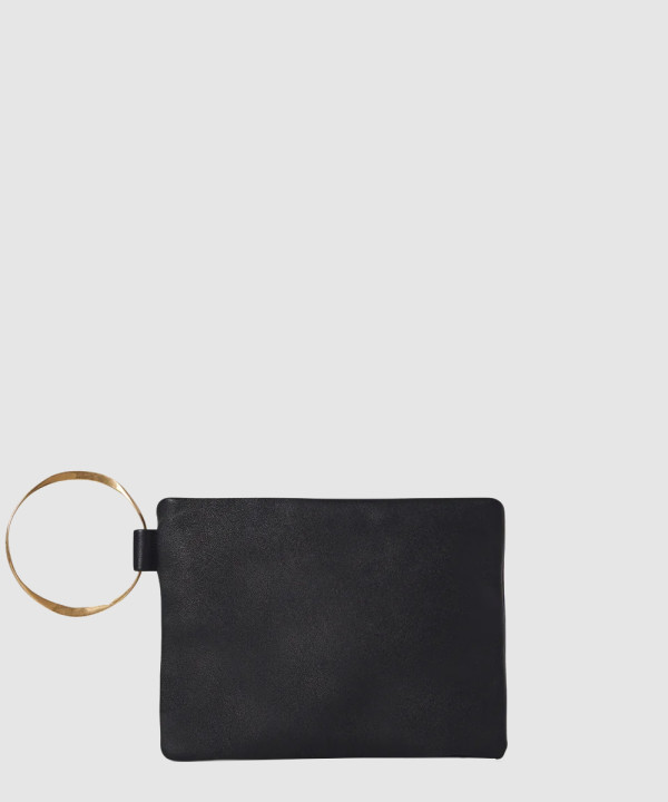 [THE ROW-더로우]스퀘어 가죽 밴드 클러치 W1793L