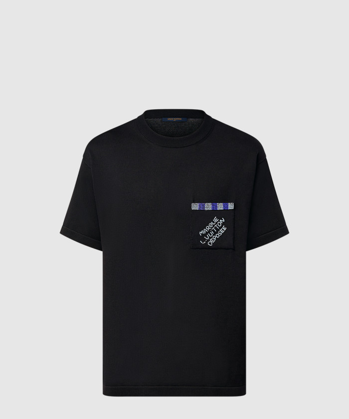 레플리카|이미테이션 louis-vuitton-루이비통엠벨리시드-쇼트-슬리브드-코튼-크루넥-1afrjf