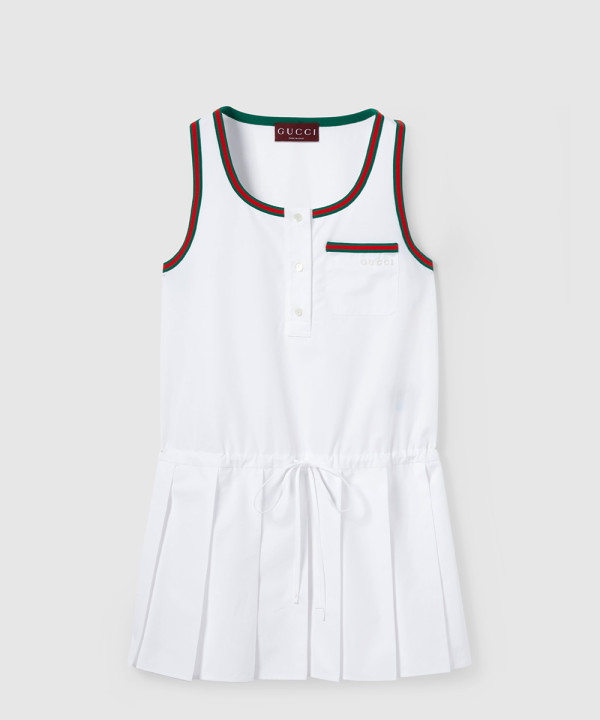 [GUCCI-구찌]웹 코튼 포플린 드레스 ‎826609