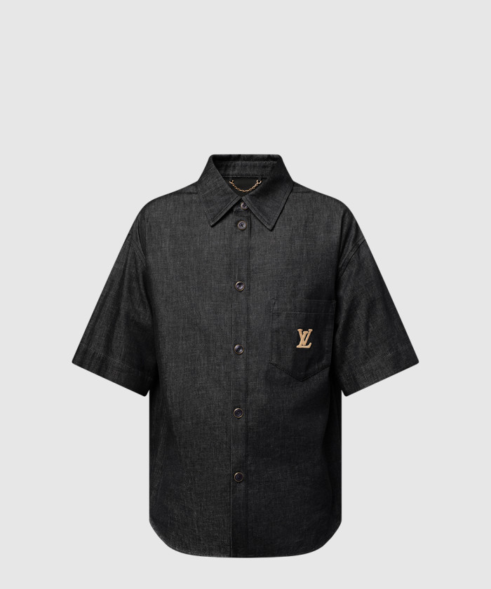 레플리카|이미테이션 louis-vuitton-루이비통쇼트-슬리브드-샴브레이-셔츠-1ahvw4