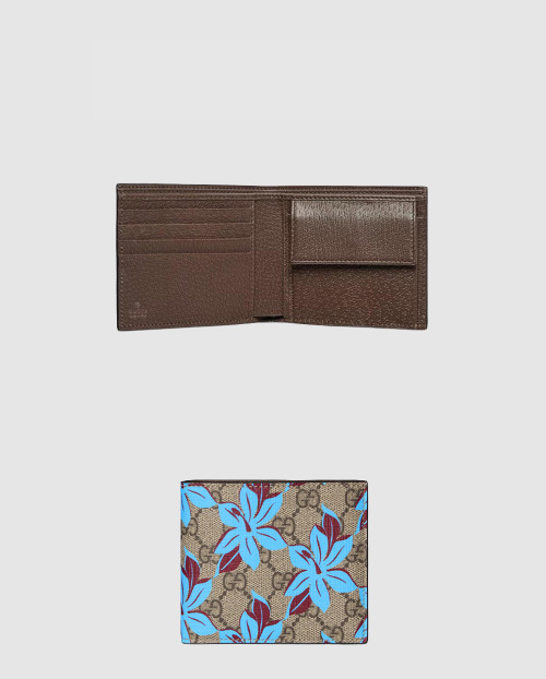 [GUCCI-구찌]플라워 패턴 반지갑 841147