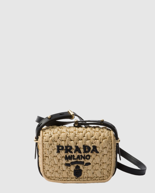 [PRADA-프라다]크로셰와 가죽 숄더백 1BD362