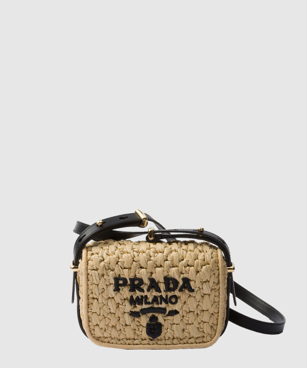 [PRADA-프라다]크로셰와 가죽 숄더백 1BD362