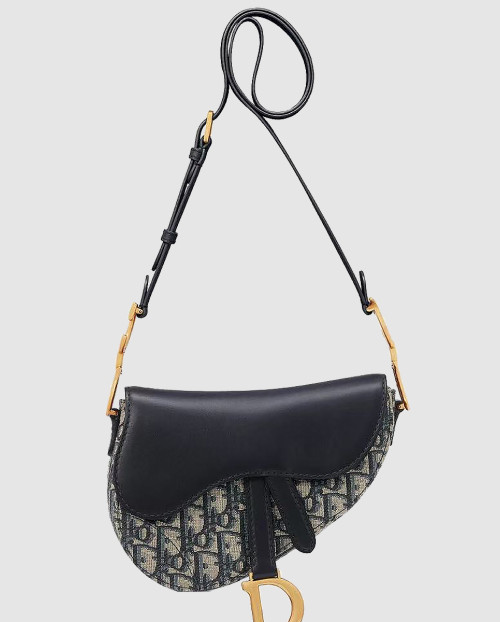 [DIOR-디올]Saddle 미디엄 스트랩 소프트백 M0466