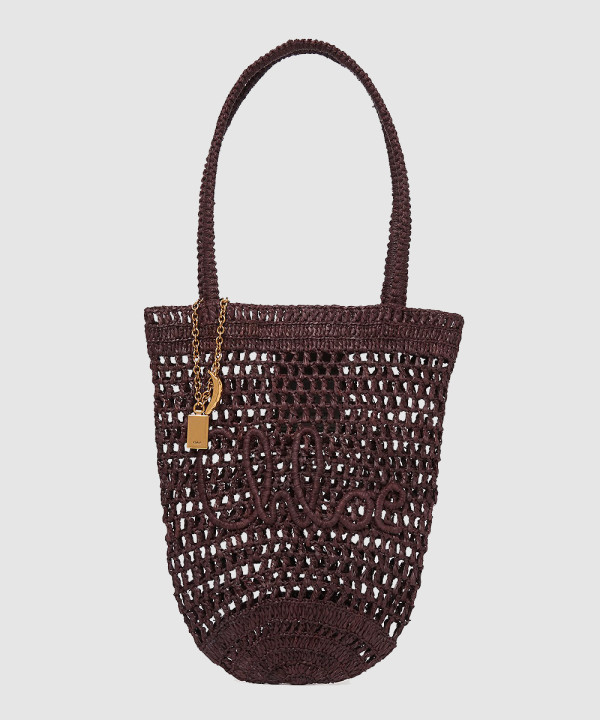 [CHLOE-끌로에]라피아 스몰 Summer Banana 토트백 AS903