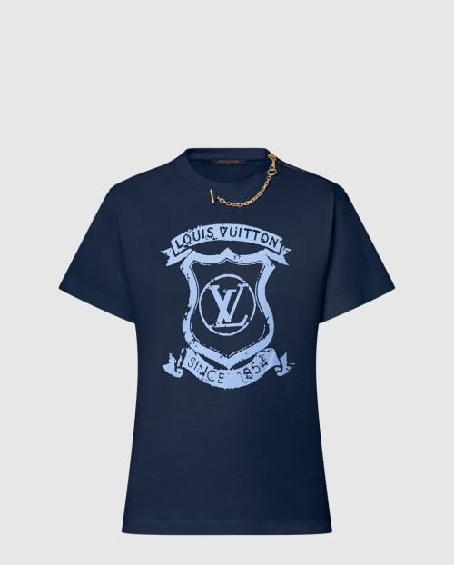 [LOUIS VUITTON-루이비통]티셔츠 위드 LV 크레스트 1AI472