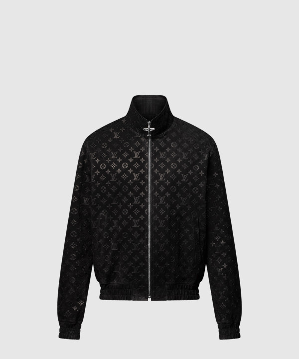 [LOUIS VUITTON-루이비통]모노그램 디보스드 스웨이드 트랙수트 재킷 1AHBU1
