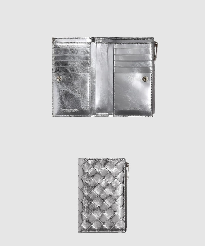 레플리카|이미테이션 bottega-보테가베네타미디엄-인트레치아토-폴더형-지퍼-지갑-667468-1