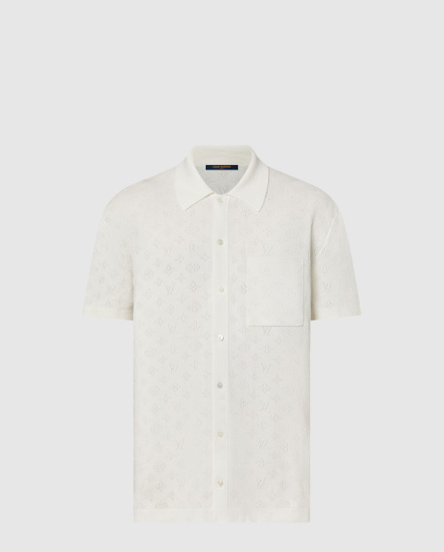 [LOUIS VUITTON-루이비통]모노그램 포인텔 쇼트 슬리브드 셔츠 1AHWLK