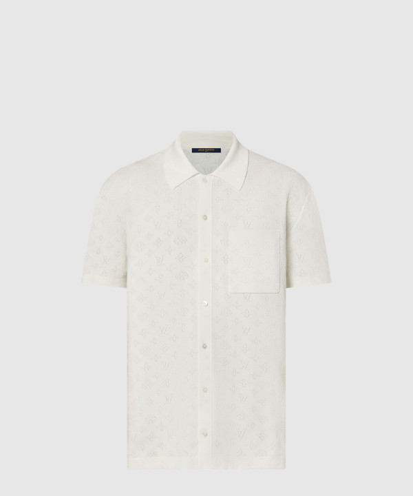 [LOUIS VUITTON-루이비통]모노그램 포인텔 쇼트 슬리브드 셔츠 1AHWLK