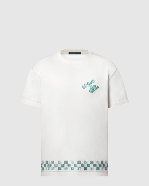 [LOUIS VUITTON-루이비통]엠벨리시드 쇼트 슬리브드 크루넥 1AHVO8