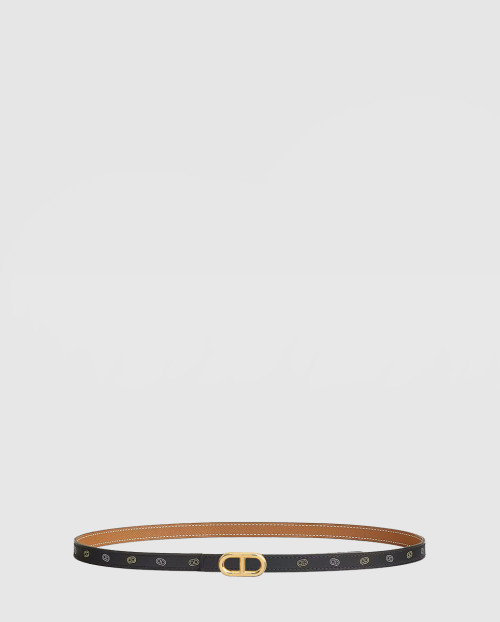 [HERMES-에르메스]밀론 H 버클 양면 가죽 밴드