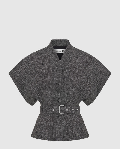 [DIOR-디올]반소매 벨트 재킷 541V5