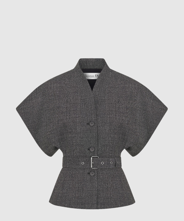 [DIOR-디올]반소매 벨트 재킷 541V5