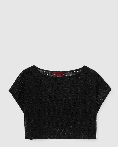 [GUCCI-구찌]‎GG 매듭 우븐 패브릭 탑 836976