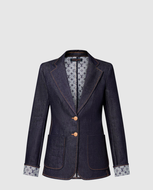 [LOUIS VUITTON-루이비통]데님 프레피 블레이저 1AI145