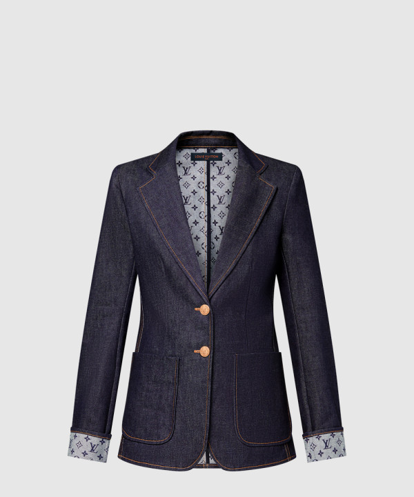 [LOUIS VUITTON-루이비통]데님 프레피 블레이저 1AI145