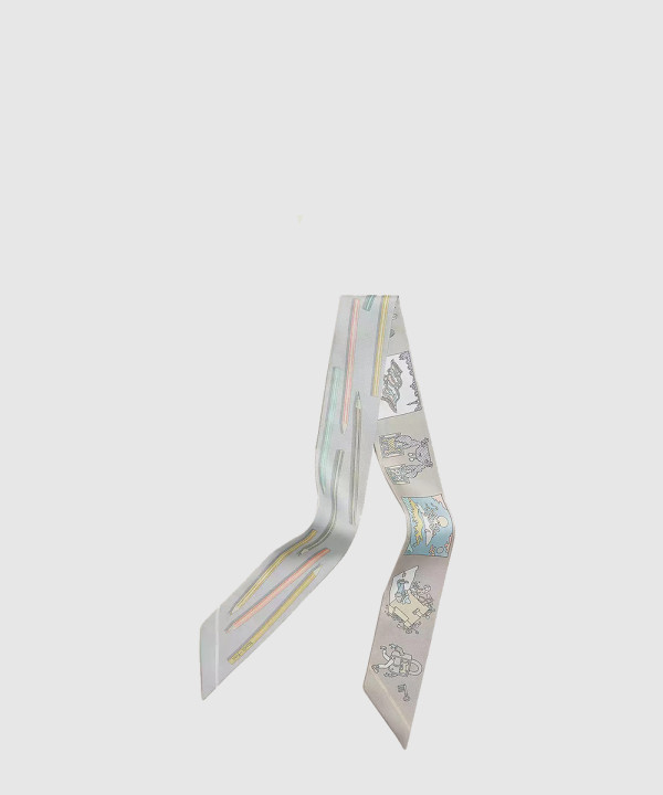 [HERMES-에르메스]A Vos Crayons et Carre Libre Twilly