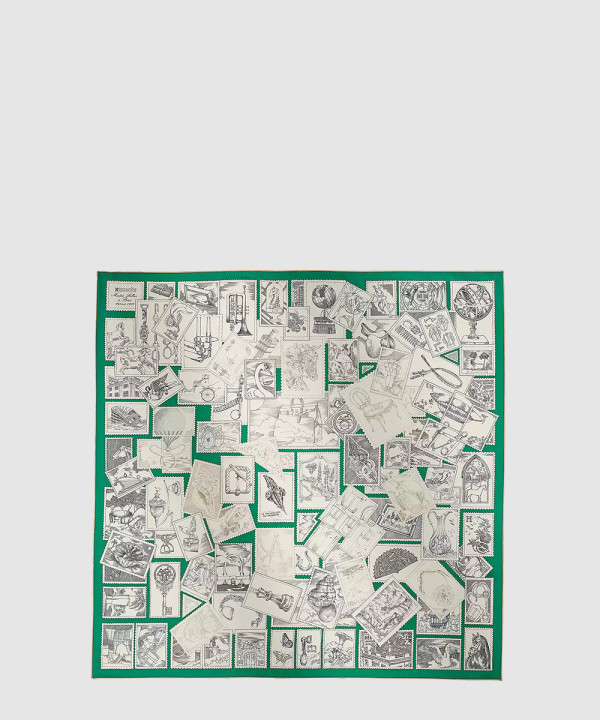 [HERMES-에르메스]Le Philateliste du Faubourg 스카프 90