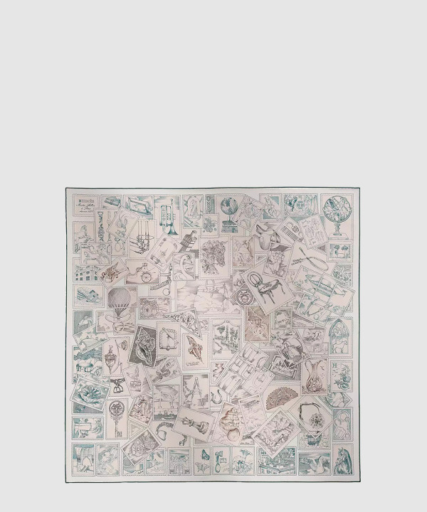 [HERMES-에르메스]Le Philateliste du Faubourg 스카프 90