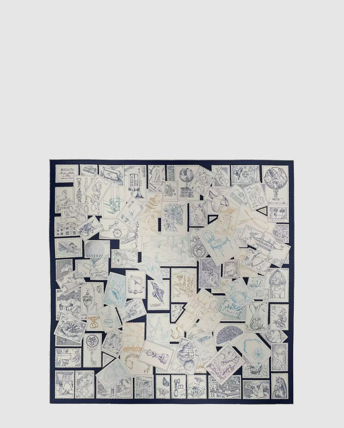 [HERMES-에르메스]Le Philateliste du Faubourg 스카프 90