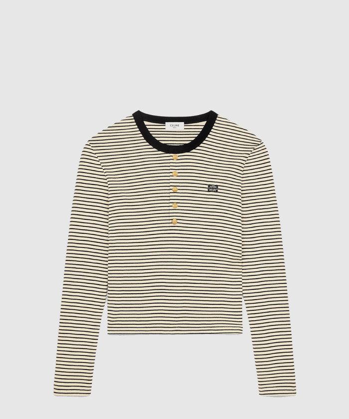 레플리카|이미테이션 celine-셀린느트리옹프-티셔츠-스트라이프-코튼-rx03h0