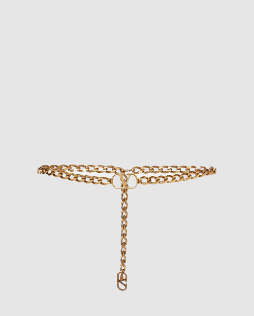 [VALENTINO-발렌티노]브이로고  체인벨트