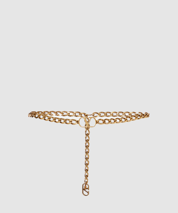 [VALENTINO-발렌티노]브이로고  체인벨트