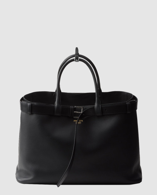 [PRADA-프라다]벨트가 달린 가죽 프라다 버클백 2VG126