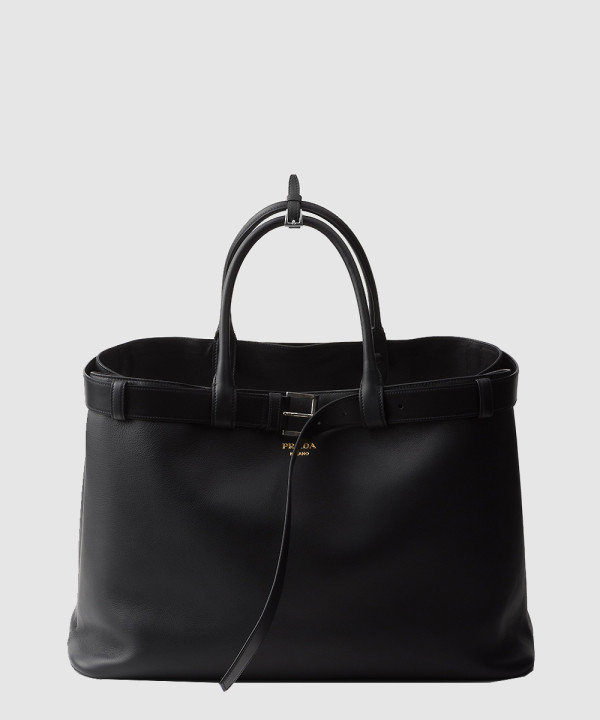 [PRADA-프라다]벨트가 달린 가죽 프라다 버클백 2VG126