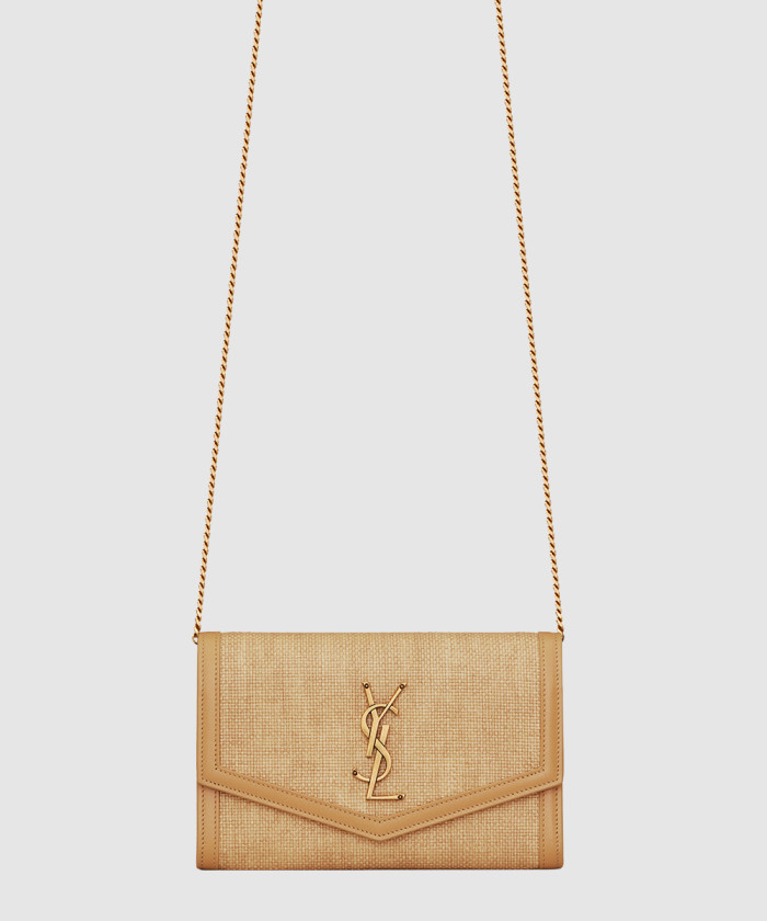 레플리카|이미테이션 saint-laurent-생로랑마이크로-라피아-소재의-uptown-체인-지갑-607788