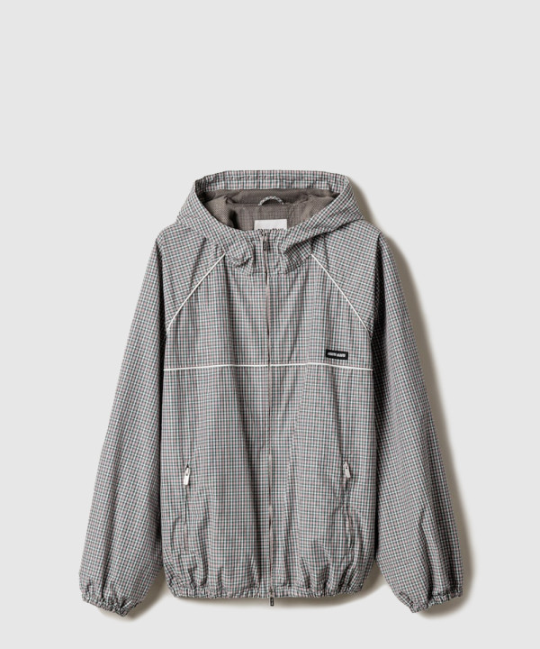 [MIUMIU-미우미우]체크 테크니컬 패브릭 봄버 재킷 ML1234