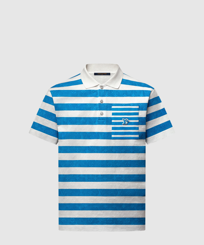 레플리카|이미테이션 louis-vuitton-루이비통모노그램-스트라이프드-폴로-셔츠-1ahwb4