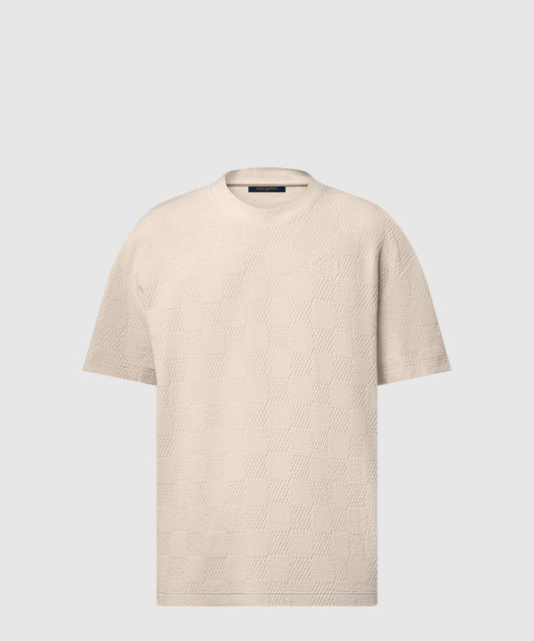 [LOUIS VUITTON-루이비통]다미에 프렌치 테리 티셔츠 1AHUVC