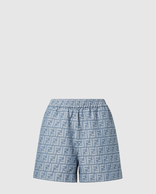 [FENDI-펜디]FF 샴브레이 쇼츠 FLP870