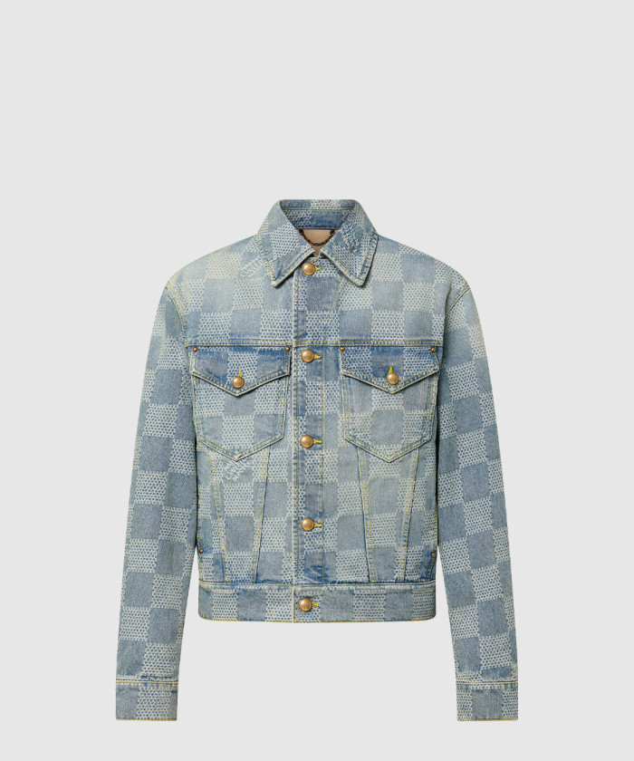 레플리카|이미테이션 louis-vuitton-루이비통다미에-클래식-데님-재킷-1ahcpe