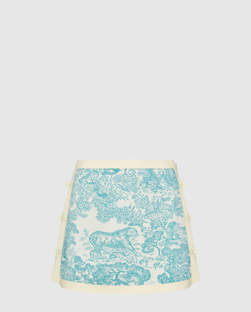 [DIOR-디올]Dioriviera 스트레이트 미니스커트 544J1