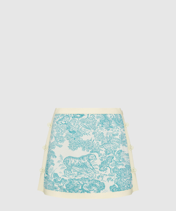 [DIOR-디올]Dioriviera 스트레이트 미니스커트 544J1