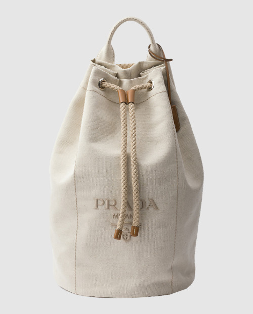 [PRADA-프라다]리넨 혼방 드로스트링 더플백 2VY011