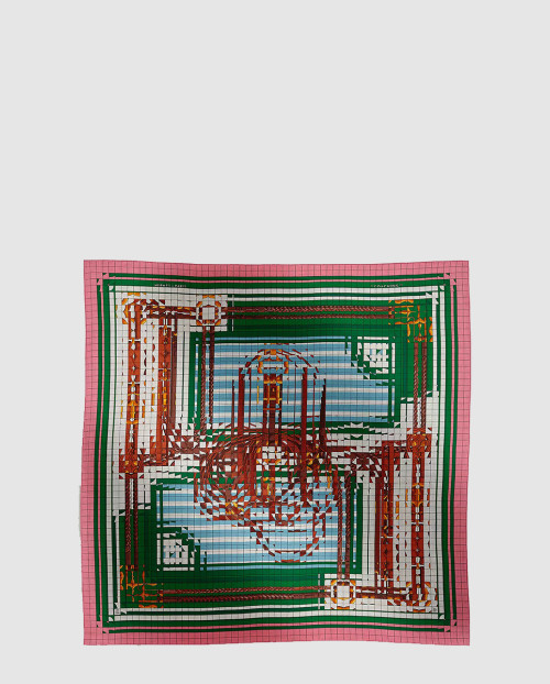 [HERMES-에르메스]Coaching Deja-Vu 숄 140