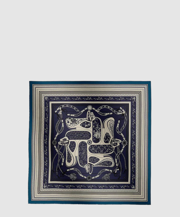 [HERMES-에르메스]Festival des Amazones Bandana 숄 140