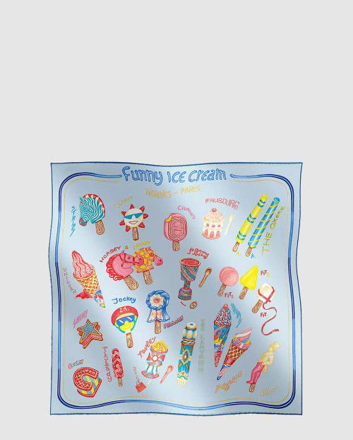 [HERMES-에르메스]Funny Ice Cream 스카프 90