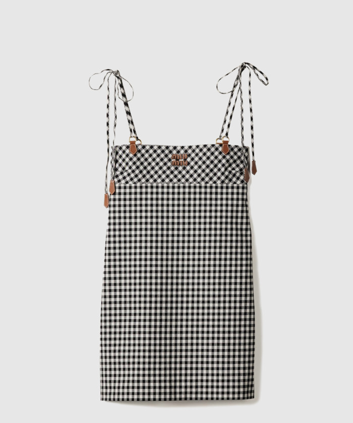 레플리카|이미테이션 miumiu-미우미우체크-미니-드레스-mf5860