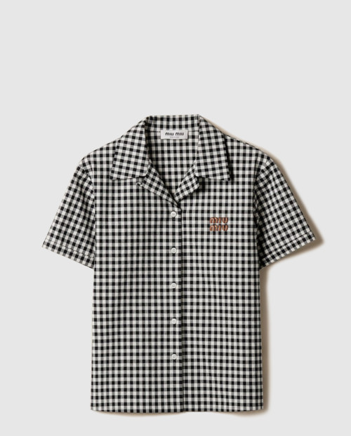 [MIUMIU-미우미우]깅엄 체크 셔츠 MK1947
