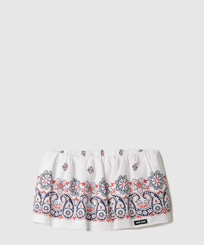 레플리카|이미테이션 miumiu-미우미우프린트-데님-포플린-퀼로트-mg2200