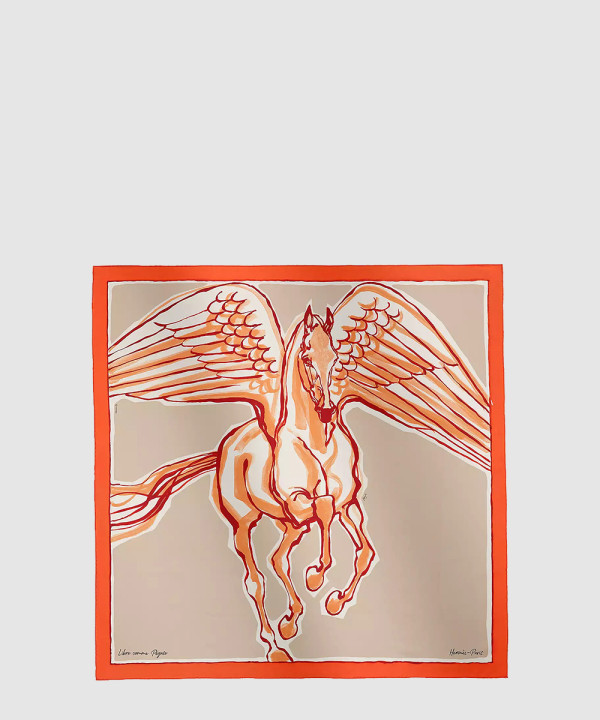 [HERMES-에르메스]Libre Comme Pegase 스카프 90