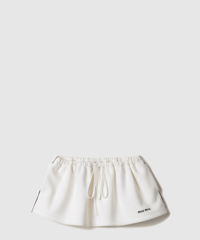 레플리카|이미테이션 miumiu-미우미우본디드-피케-및-테크니컬-저지-미니스커트-mg2489