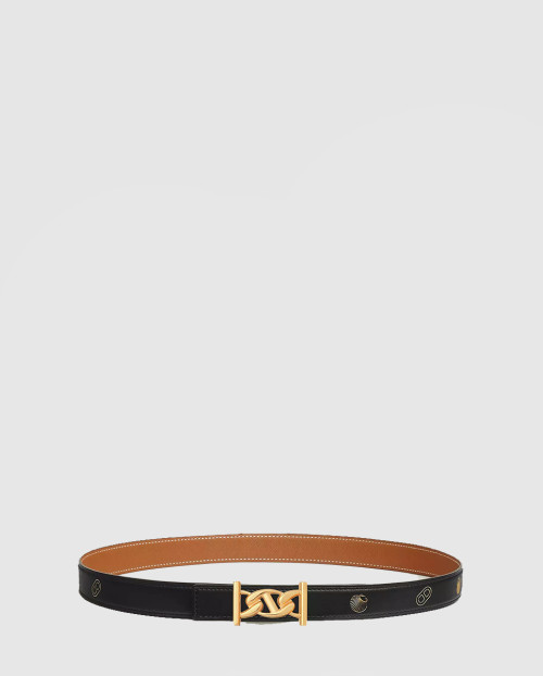 [HERMES-에르메스]미니 콘스탄스 벨트 버클 르 메르 리버시블 가죽 스트랩