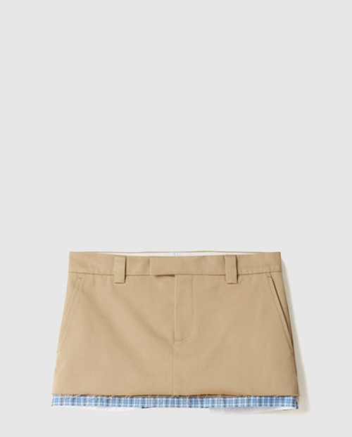 [MIUMIU-미우미우]치노 미니스커트 MG2383